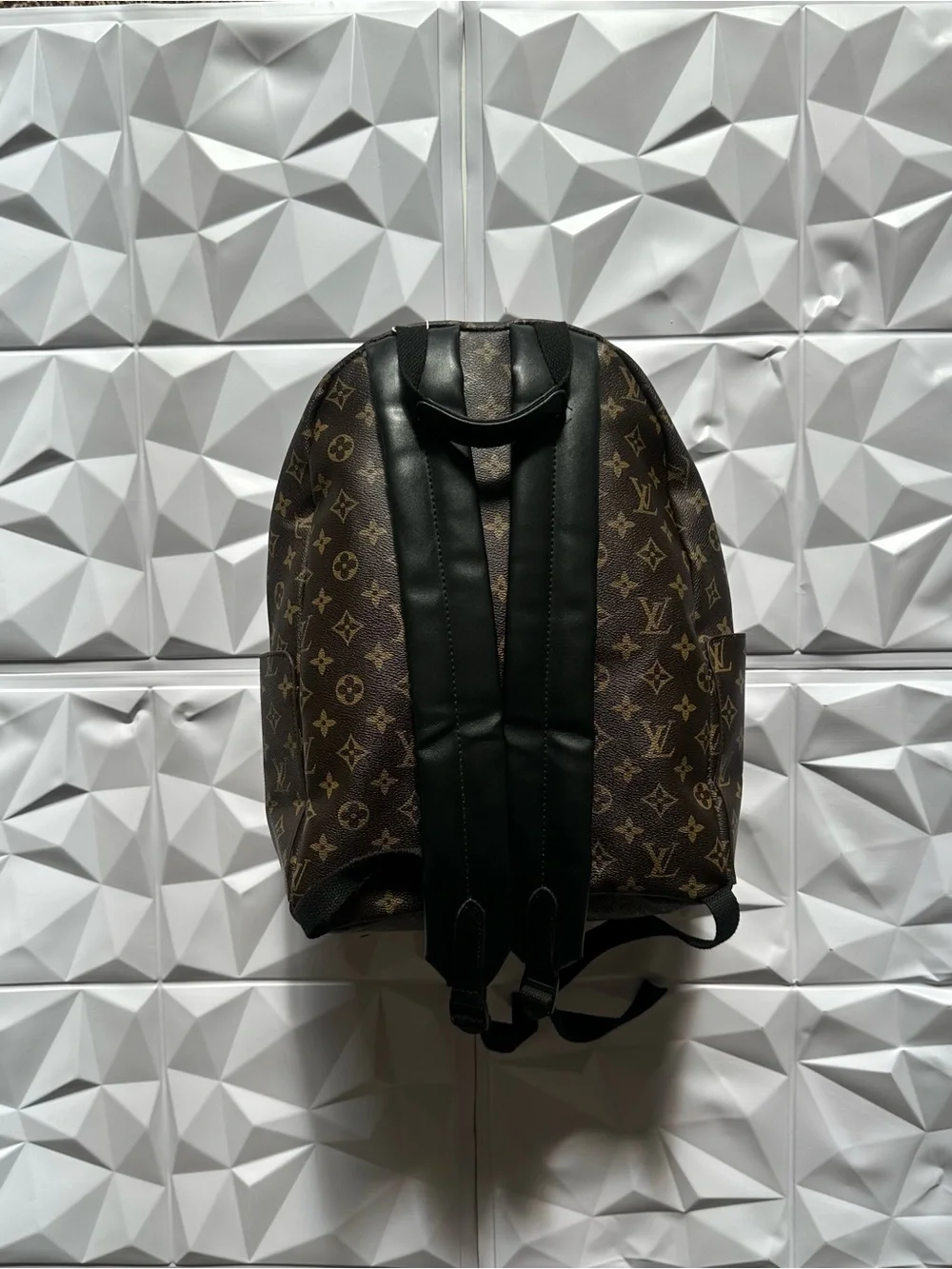 Louis Vuitton Monogram Canvas Backpack in Brown and Gold